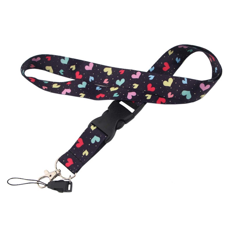 Yiflin Cute Neck Lanyard for Keys  Keychain  Wallet  ID Card Holder  with Quick Release Buckle - Image 4